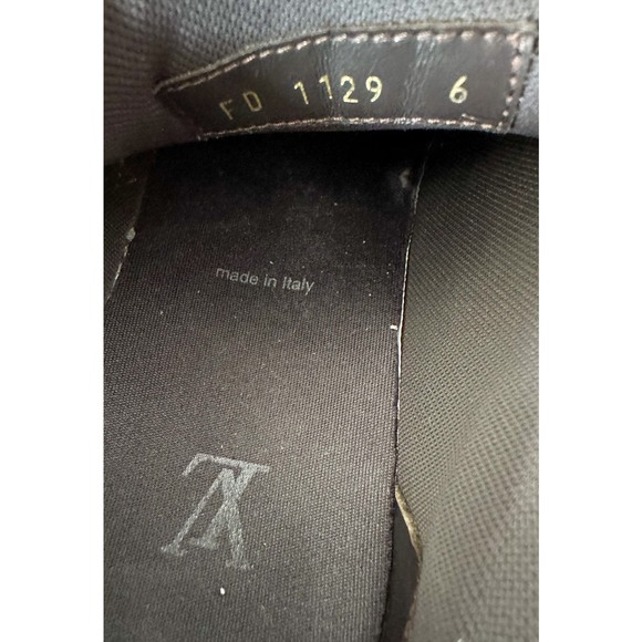 Louis Vuitton Brown Suede Monogram Trainers - Picture 8 of 8